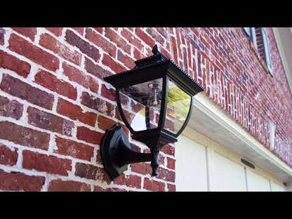 Solar LED Pagoda Lantern Light - Black - Gama Sonic