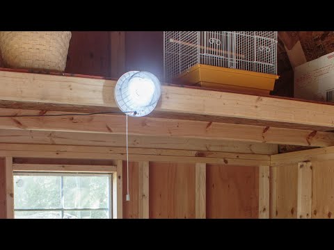 Solar LED Light My Shed IV Ceiling Lights - 250 Lumens - 6000K - Gama Sonic