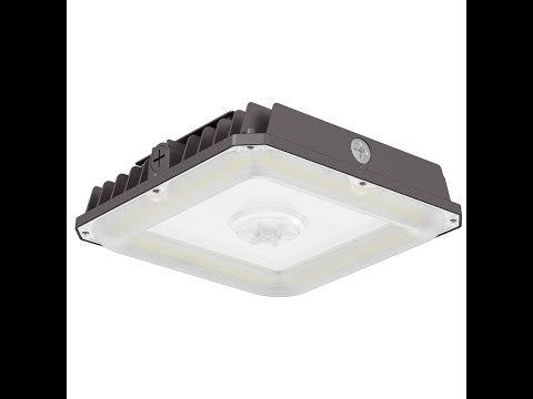 CASA LED Parking Garage Canopy Light - Wattage Adjustable & 3CCT Selectable - Beyond LED