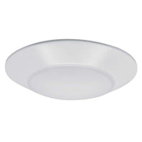 7in. LED Color Tunable Disk Light - 15W - 1000 Lumens - 2700K/3000K/3500K/4000K/5000K - White Finish - Euri Lighting