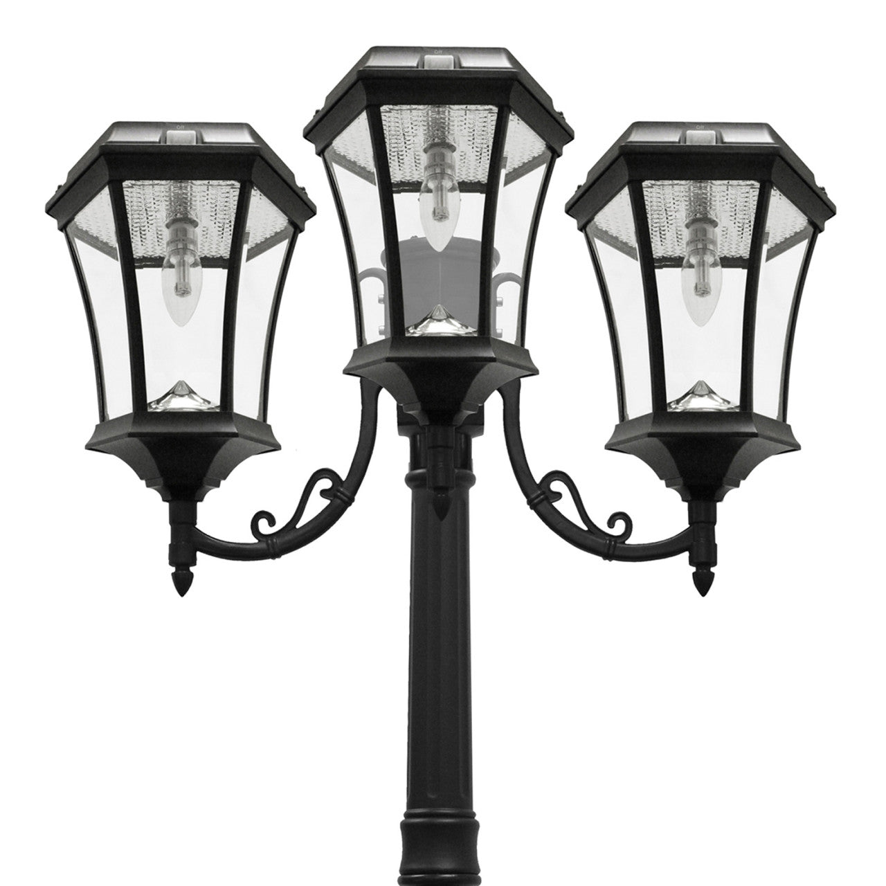 Solar LED Victorian Lantern Light - Gama Sonic