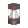 LED Wattage Adjustable & Color Tunable Rounded Bollard Light Top - Flat Cone Top - 14W/19W/24W - 3000K/4000K/5000K - LumeGen