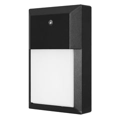 LED Color Tunable Mini Wall Pack - Dusk-to-Dawn - 15.8W - 1600 Lumens - 5CCT Selectable - Euri Lighting