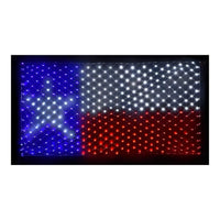 6.5ft x 3.3ft Texas Flag Net Light - 384 LEDs