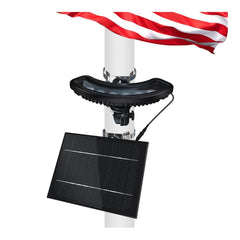 Solar LED Curved Spot Light - Ground Stake or Pole Installation - 6 LEDs - LumeGen