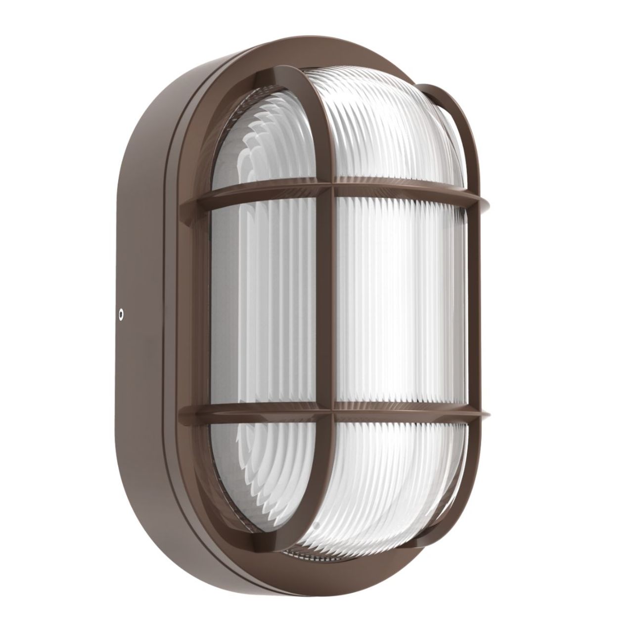 LED Bulkhead Wallpack Light - Wattage Adjustable 12W/16W/20W - Color Tunable - Bronze - LumeGen