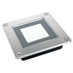 LED Solar Square Deck Light for outdoor driveway, garden, path, patio, or lawn - LumeGen