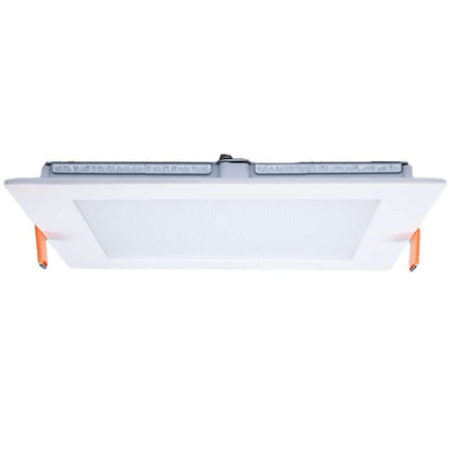 Case of 6 - 6in. LED Square Lens Downlight with Remote Driver Junction Box - 14W - 900 Lumens - 3000K - Halo