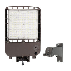 LED Area Light with Fixed Arm Mount Bracket - Wattage Adjustable 70W/100W/150W - 5000K - LumeGen