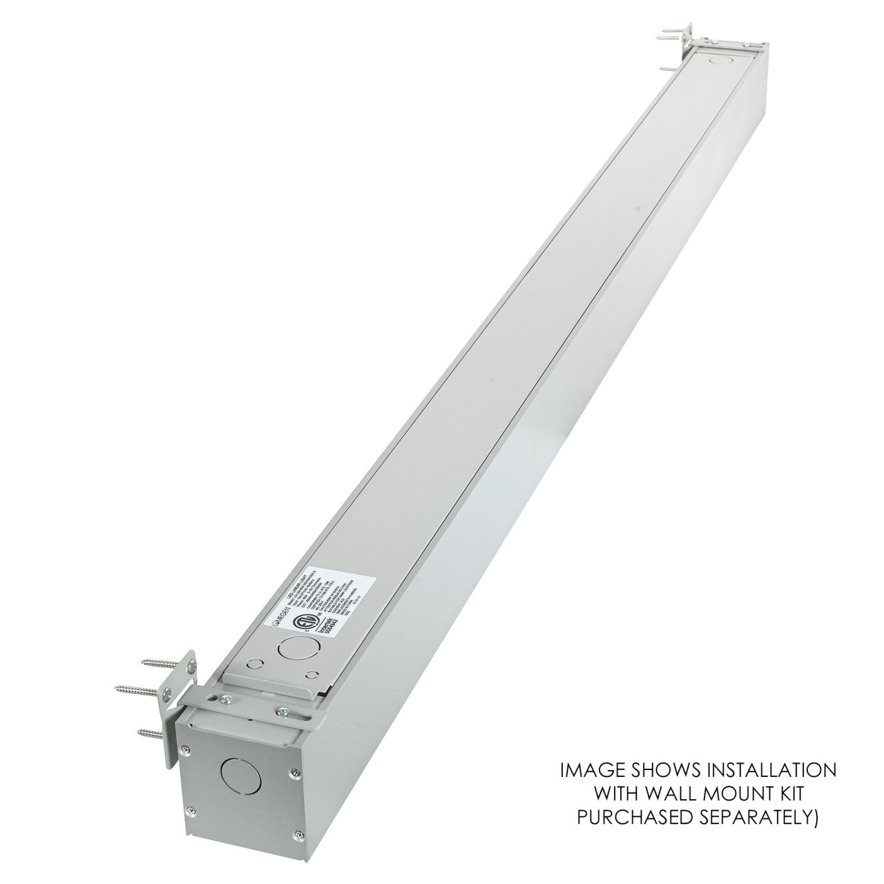 LED 4ft. Premium Architectural Linear Light - 40 Watt - Color Tunable 30K/40K/50K - White, Black, or Silver Lamp Body - LumeGen