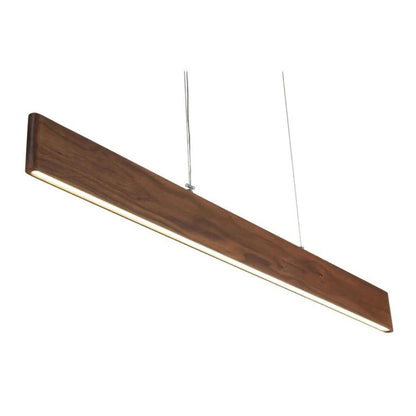 39in. Artisan Wood Collection Linear Pendant - 20W - 1795 Lumens - 3000K - Euri Lighting