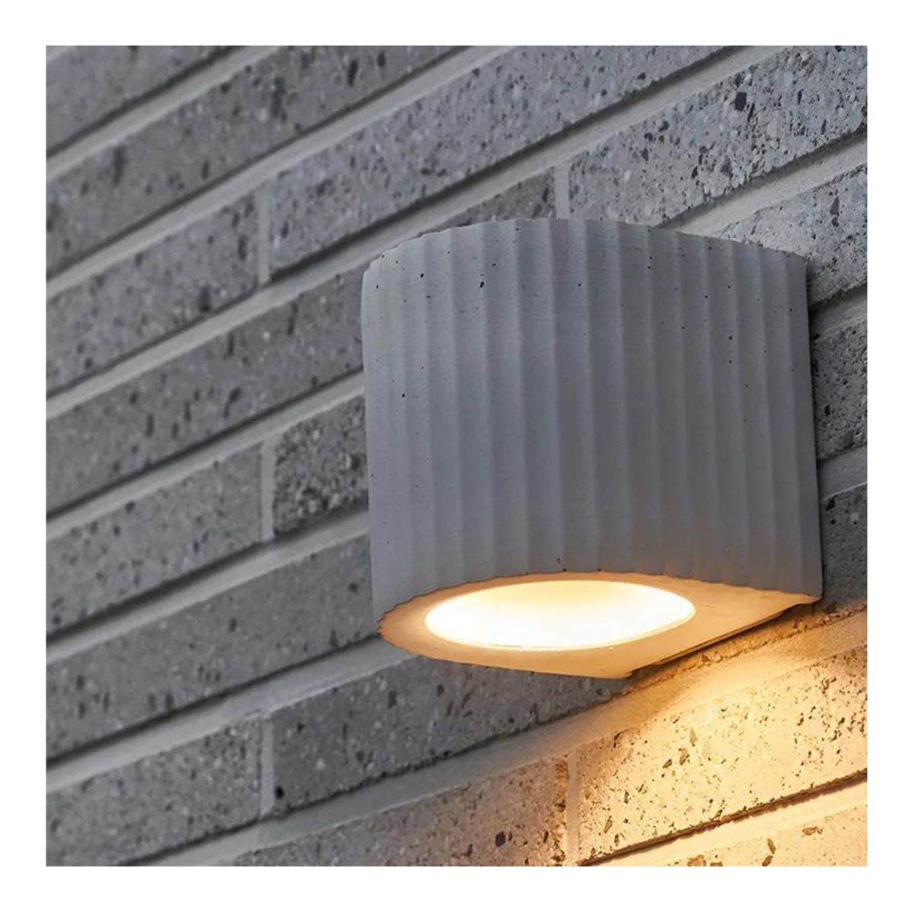 Artisan Concrete Collection Corinthian Wall Sconce Fixture - E26 Socket - Euri Lighting