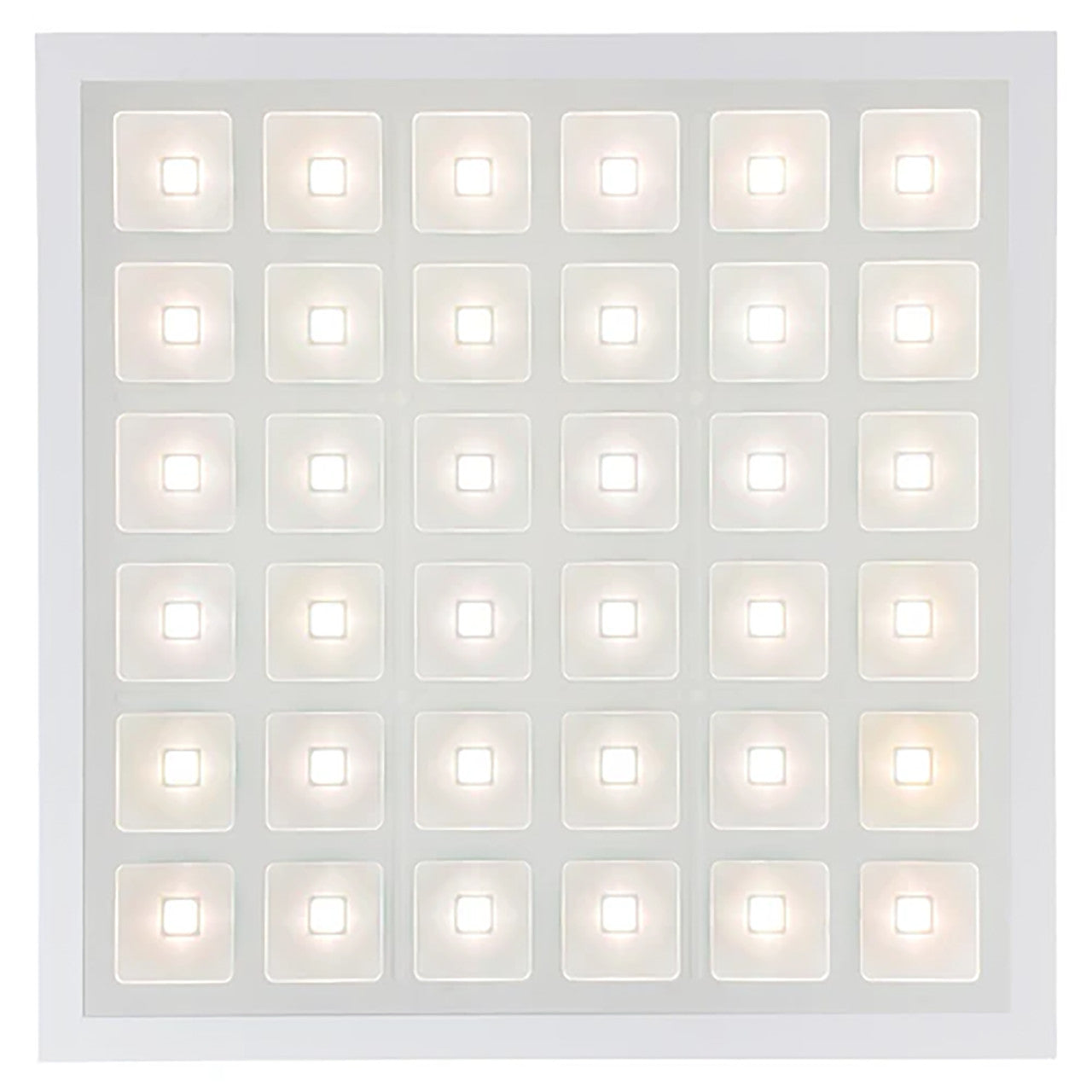 Case of 6 - 2ft x 2ft LED Designer Pixel Flat Panel - 40W - Dimmable - 5000 Lumens - Beyond LED Technology