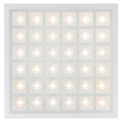 Case of 6 - 2ft x 2ft LED Designer Pixel Flat Panel - 40W - Dimmable - 5000 Lumens - Beyond LED Technology