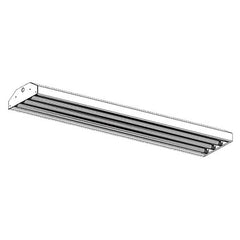 4ft. LED Ready Linear High Bay Fixture - 4 Lamp - Lamps Sold Separately - Keystone