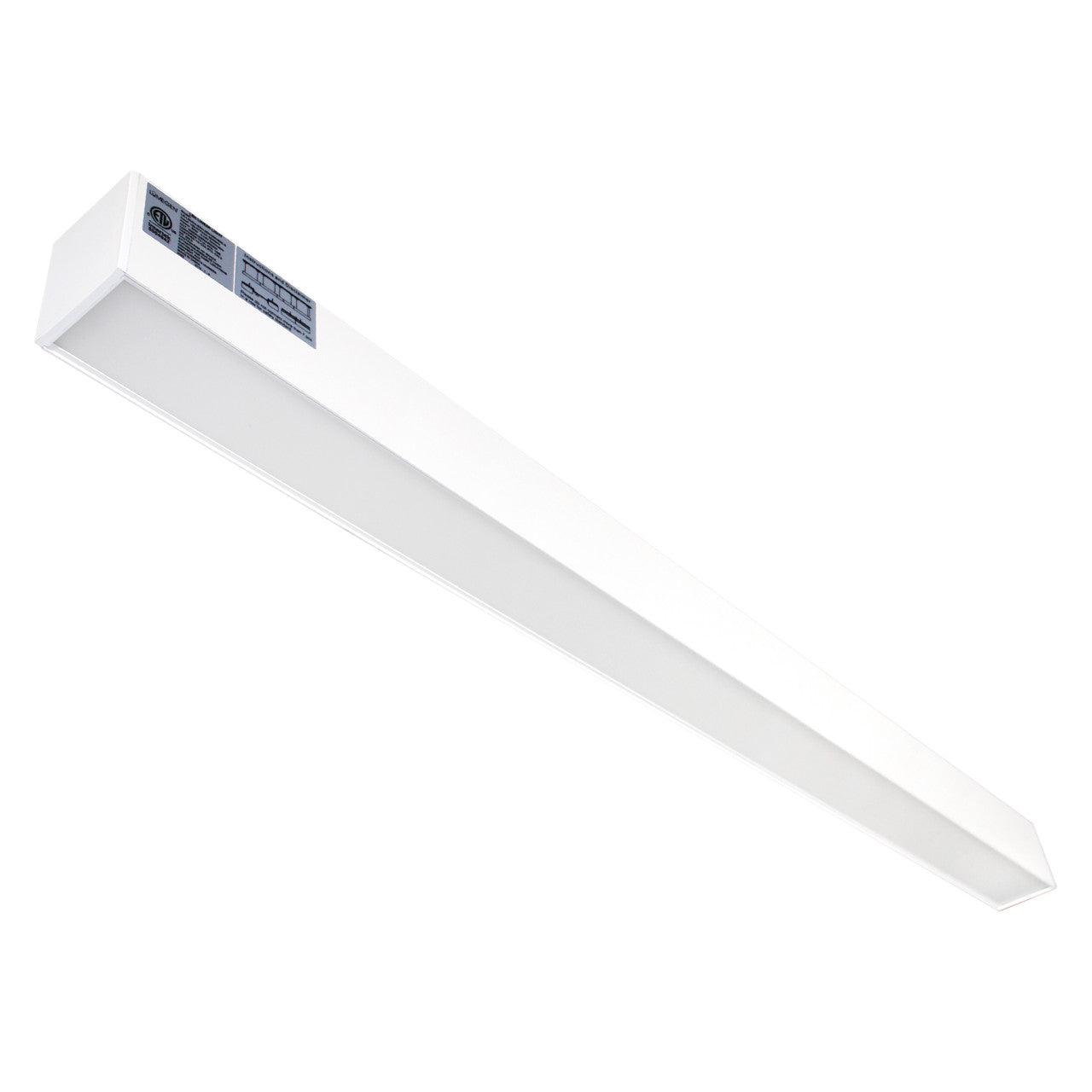 LED 4ft. Premium Architectural Up/Down Linear Light - 50 Watt - Color Tunable 30K/40K/50K - White, Black, or Silver Lamp Body - LumeGen