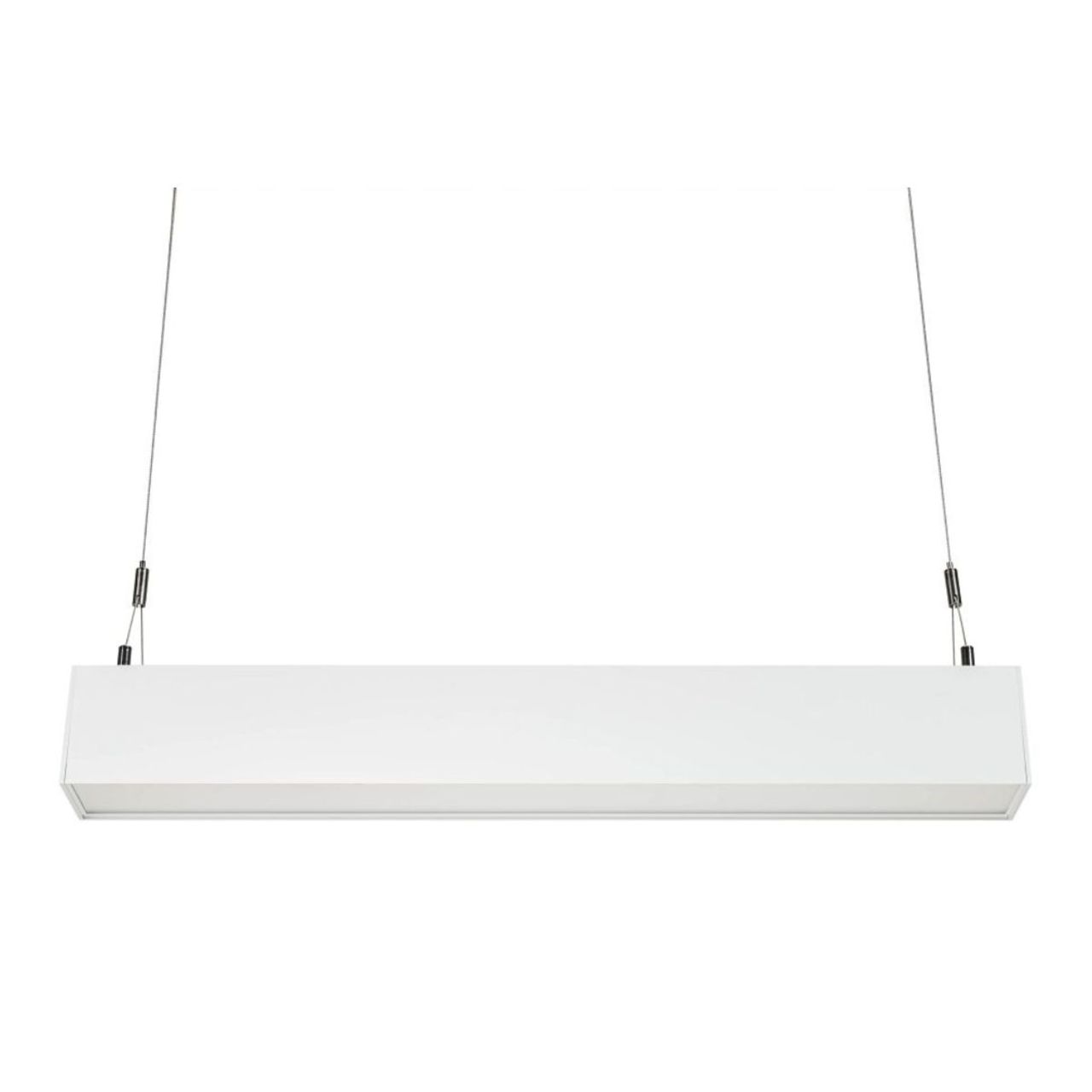 2ft LED Linear Architectural Pendant Fixture with Direct and Indirect Lighting - Wattage Adjustable - Color Tunable - Keystone