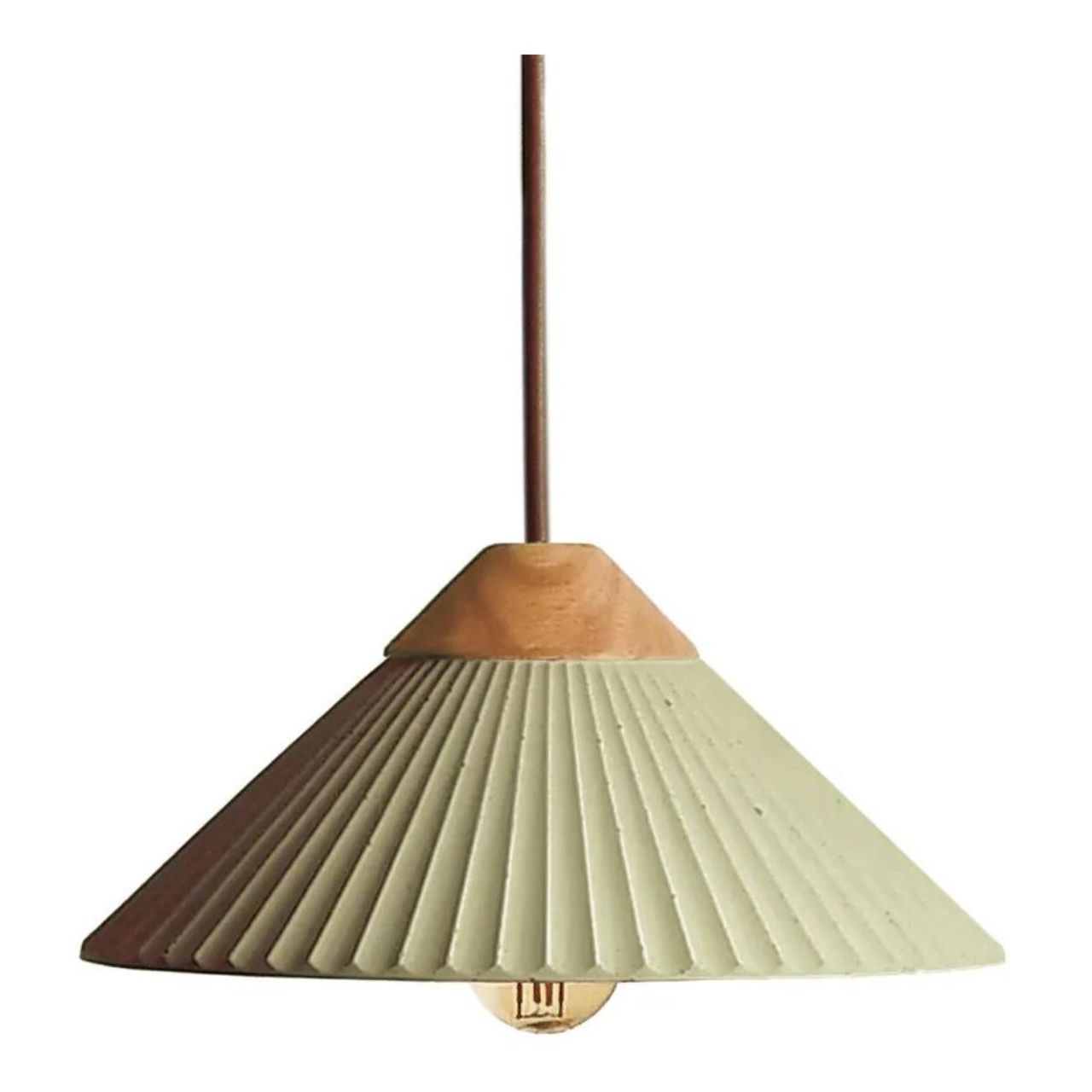 Artisan Concrete Collection Summit Mountain Pendant Fixture - E26 Socket - Euri Lighting