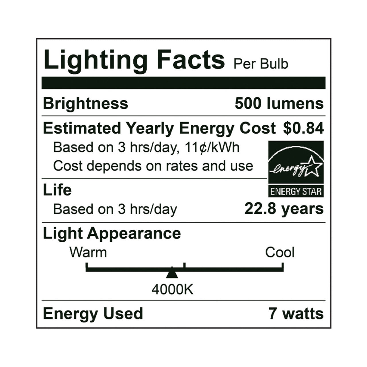 CASE OF 24 - LED MR16 Bulb - 7W - 500 Lumens - 12V - GU5.3 Base - Euri Lighting