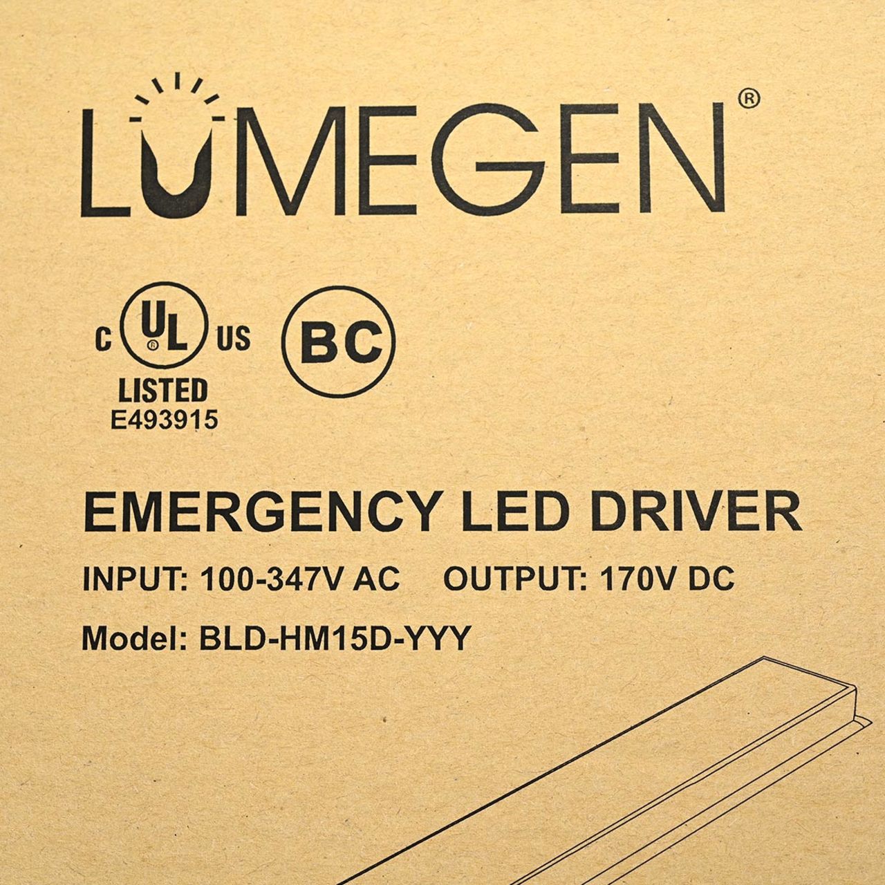 Emergency LED Driver - 15W Output - 90 Minute Backup Time