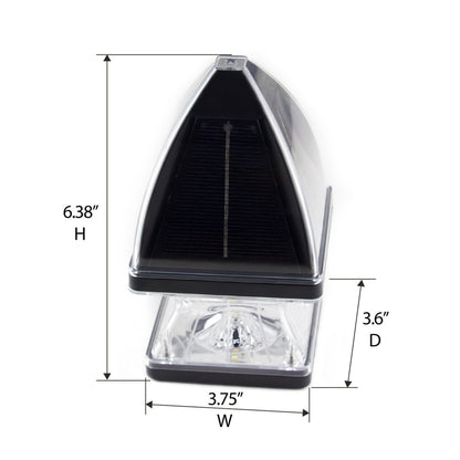 Solar LED Gothic Post Cap Light - 2-Pack - Gama Sonic