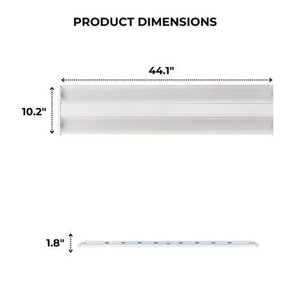 LED Linear High Bay - 400W - 60,000 Lumens - 4000K - PIR Motion Sensor - LumeGen