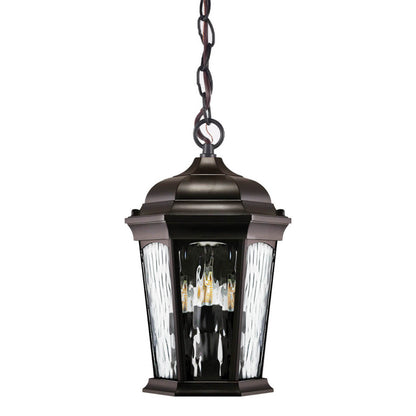 LED Outdoor Flame Hanging Lantern Light - 12.5W - 1300 Lumens - 3000K - Euri Lighting