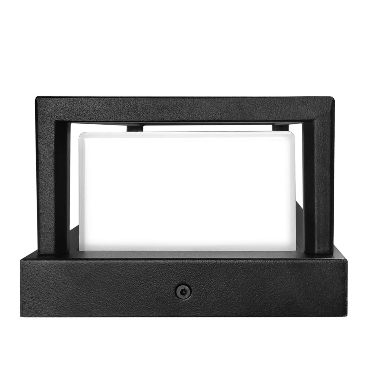 LED Modern Frame Wall Light - Indoor or Outdoor - 15W - 1200 Lumens - Color Tunable - Black Finish - LumeGen