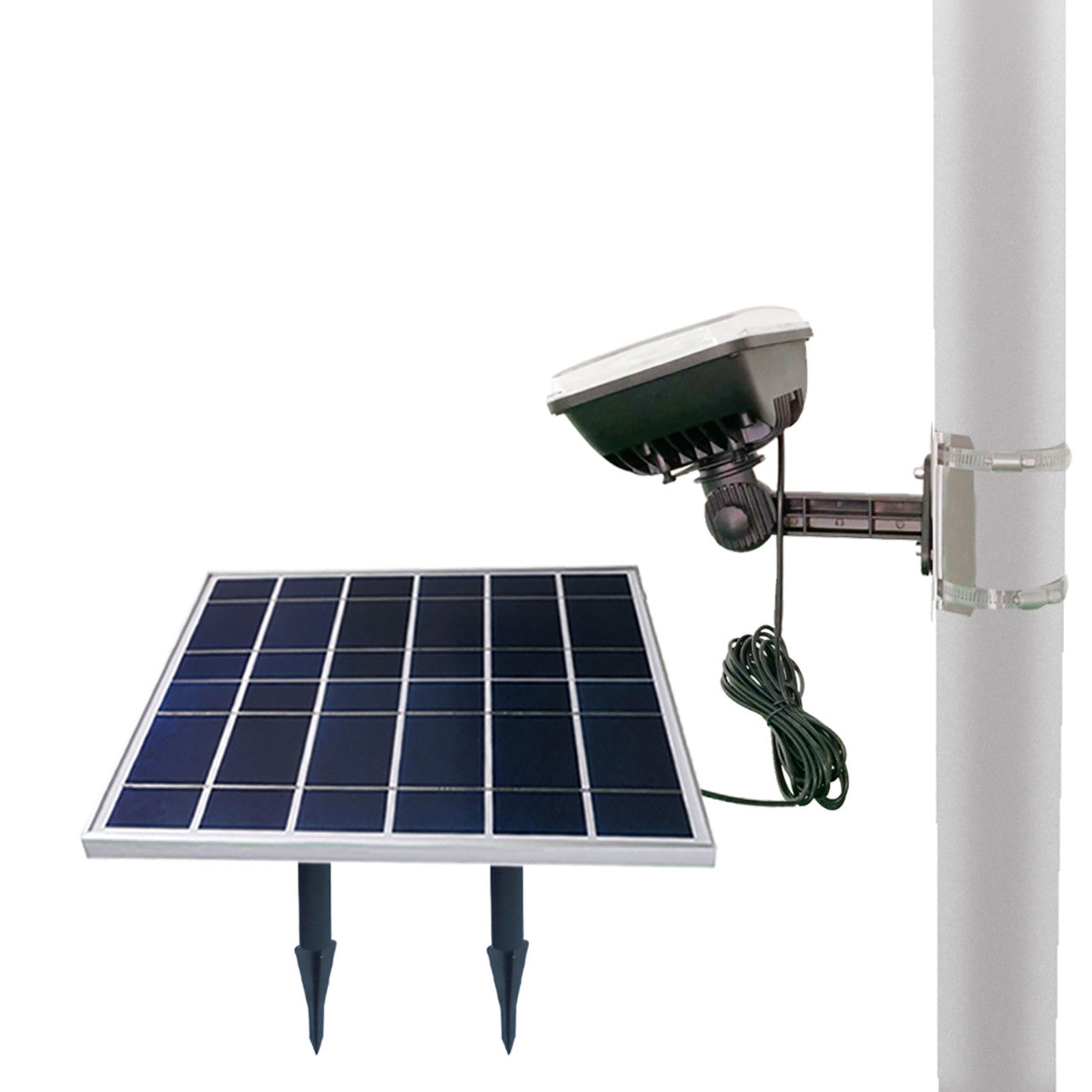 LED Solar Ultra Flagpole Light - 2600 Lumens - LumeGen