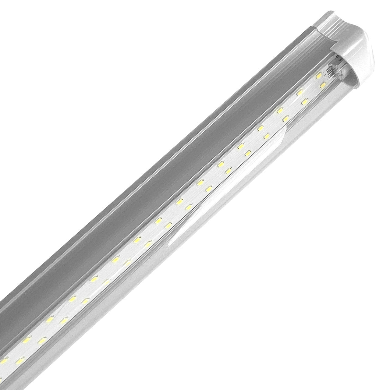 Case of 20 - 4ft LED T8 Clear Strip Light - 24W - 3120 Lumens - 5000K