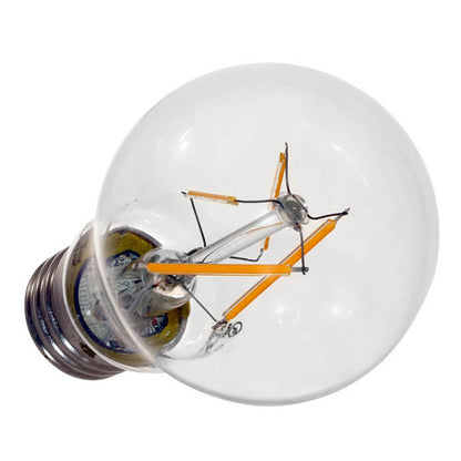 LED Dimmable A19 Clear Glass Filament Bulb - 7W - 800 Lumens - Euri Lighting