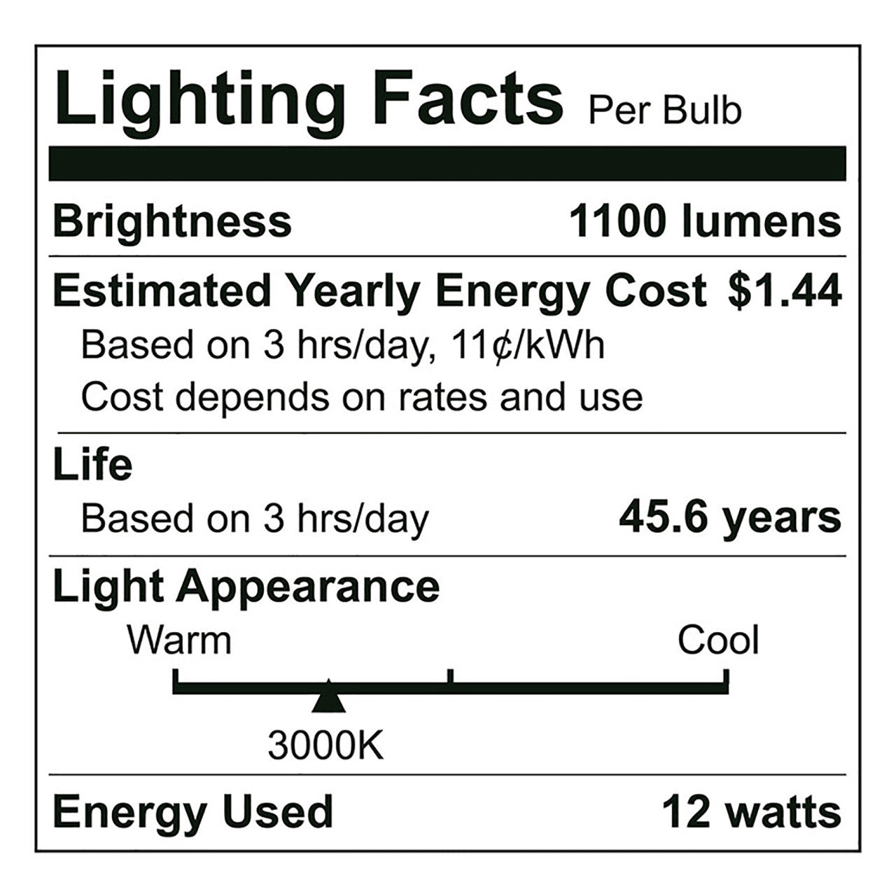 PL LED Bulb - Vertical - Type A + B - 12W - 1100 Lumens - Euri