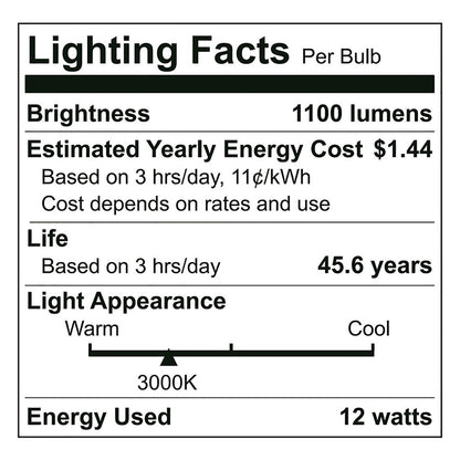 PL LED Bulb - Vertical - Type A + B - 12W - 1100 Lumens - Euri