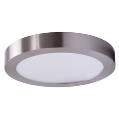 9in. LED Color Tunable Disk Light - 18W - 1100 Lumens - 2700K/3000K/3500K/4000K/5000K - Brushed Nickel Trim