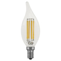 4-Pack LED B10 Filament Bulb - 4.5W - 500 Lumens - 2700K - Euri Lighting