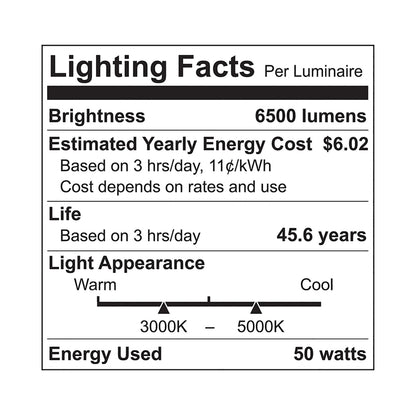 4ft. LED Architectural Up/Down Linear Light - 50 Watt - 6500 Lumens - Color Tunable - Euri Lighting