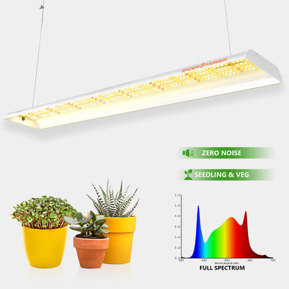 LED Full Spectrum Indoor Grow Light - 74W - Spider Farmer