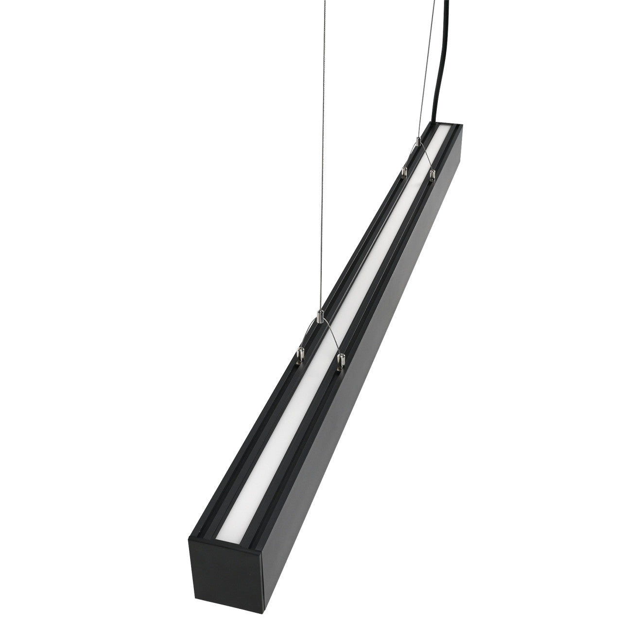 LED 4ft. Premium Architectural Up/Down Linear Light - 50 Watt - Color Tunable 30K/40K/50K - White, Black, or Silver Lamp Body - LumeGen