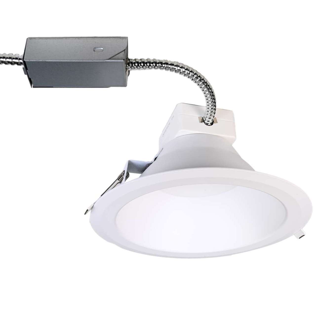 8in. LED Round LRX Lumination Retrofit Downlight - 35W - 3500 Lumens - 3500K - GE