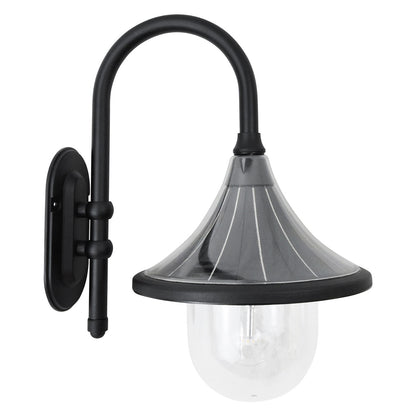 Solar LED Plaza Light - 180 Lumens - 2700K - Black Finish - Gama Sonic