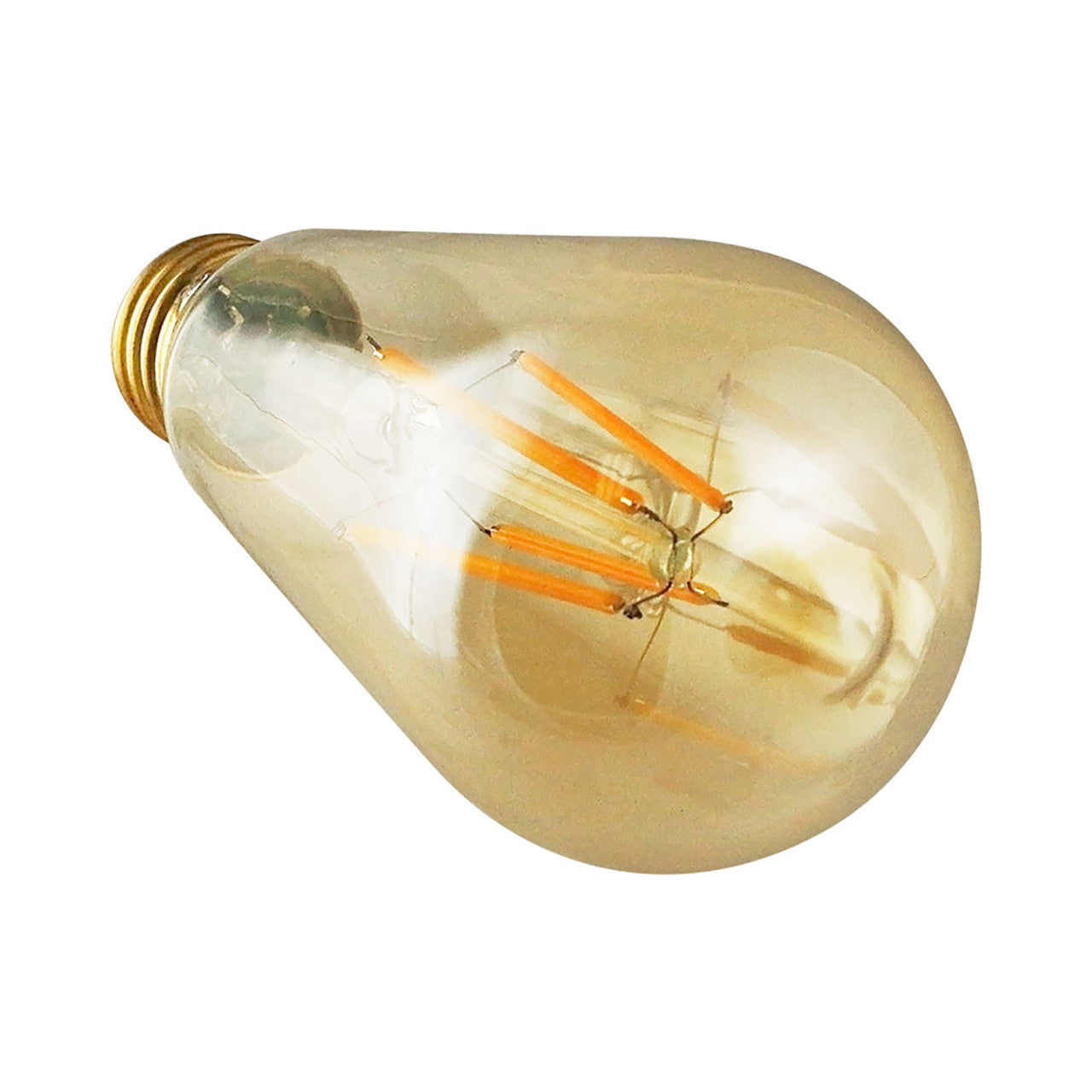 LED ST19 Amber Filament - 5.5W - Dimmable - 60W Equiv - 500 Lumens - 2200K - Euri Lighting