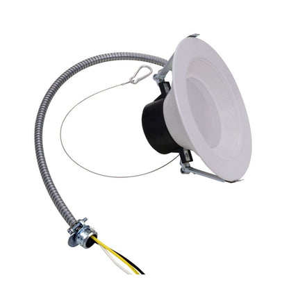 Case of 12 - 6in LED Recessed Down Light with Baffle Trim - 13W - 1100 Lumens - Color Selectable - Energetic Lighting