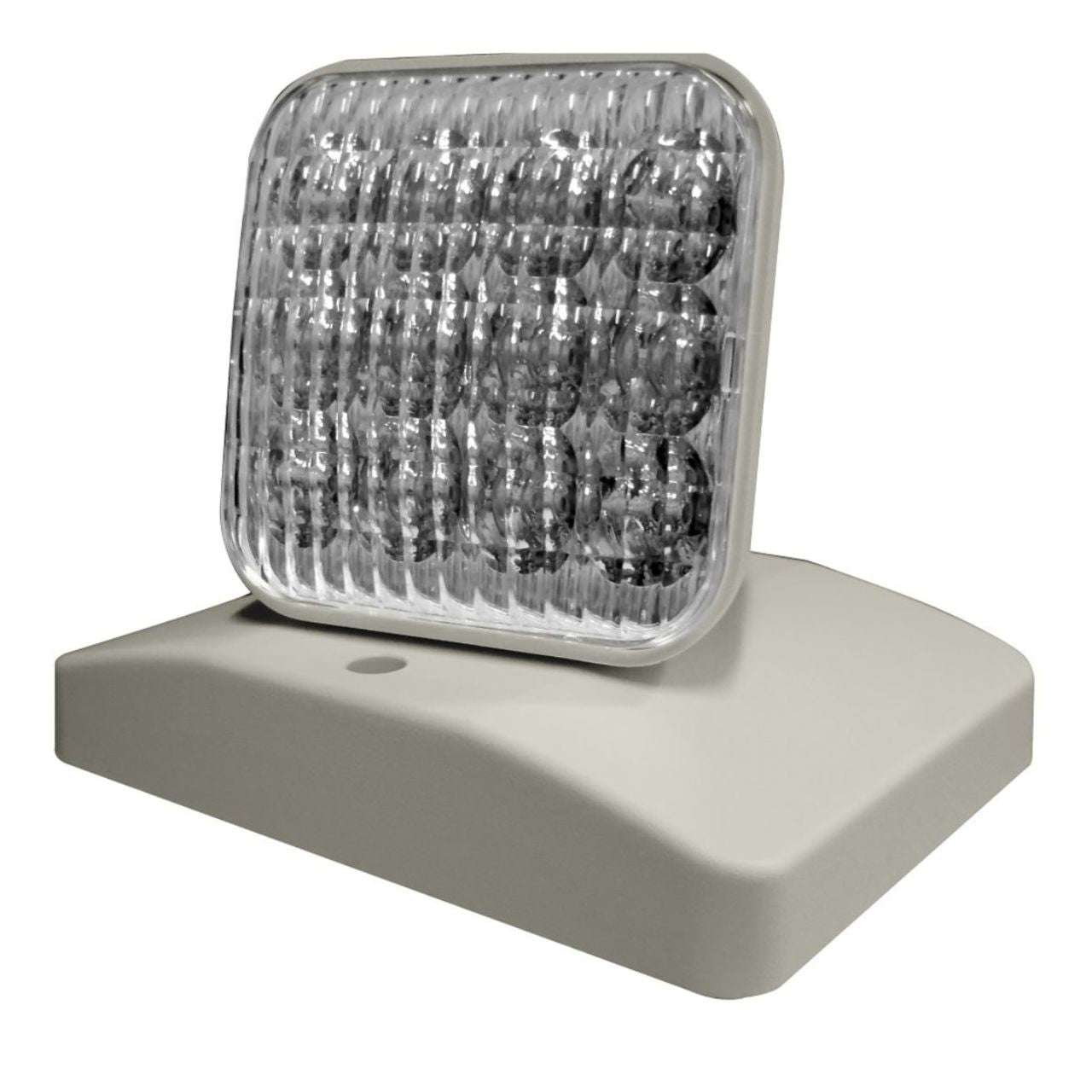 Self-Diagnostic LED Indoor Thermoplastic Remote Head Light Fixture - White or Black Finish - LumeGen