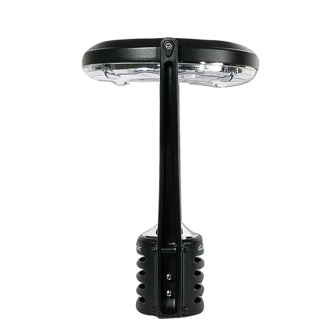 Solar LED Modern Post Light - 150 Lumens - 2700K - Black Finish - Gama Sonic