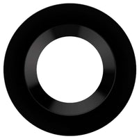 6in. Interchangeable Trim for Remote Driver Downlights - Matte Black - Keystone