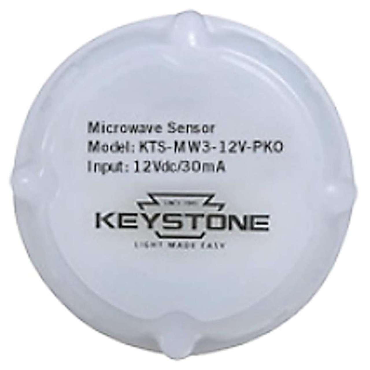 LED Microwave Occupancy/Daylight Sensor - Factory Preset 5 Minute Hold Time - Daylight Threshold Disabled - Keystone