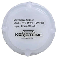 LED Microwave Occupancy/Daylight Sensor - Factory Preset 5 Minute Hold Time - Daylight Threshold Disabled - Keystone