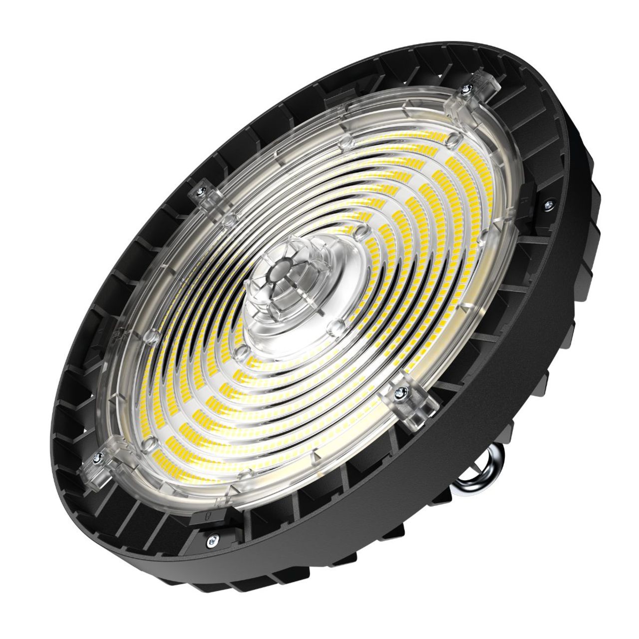 Case of 2 - LED UFO High Bay - Wattage Adjustable 100W/120W/150W - Color Tunable 30K/40K/50K - Sensor Base - Jen Lighting