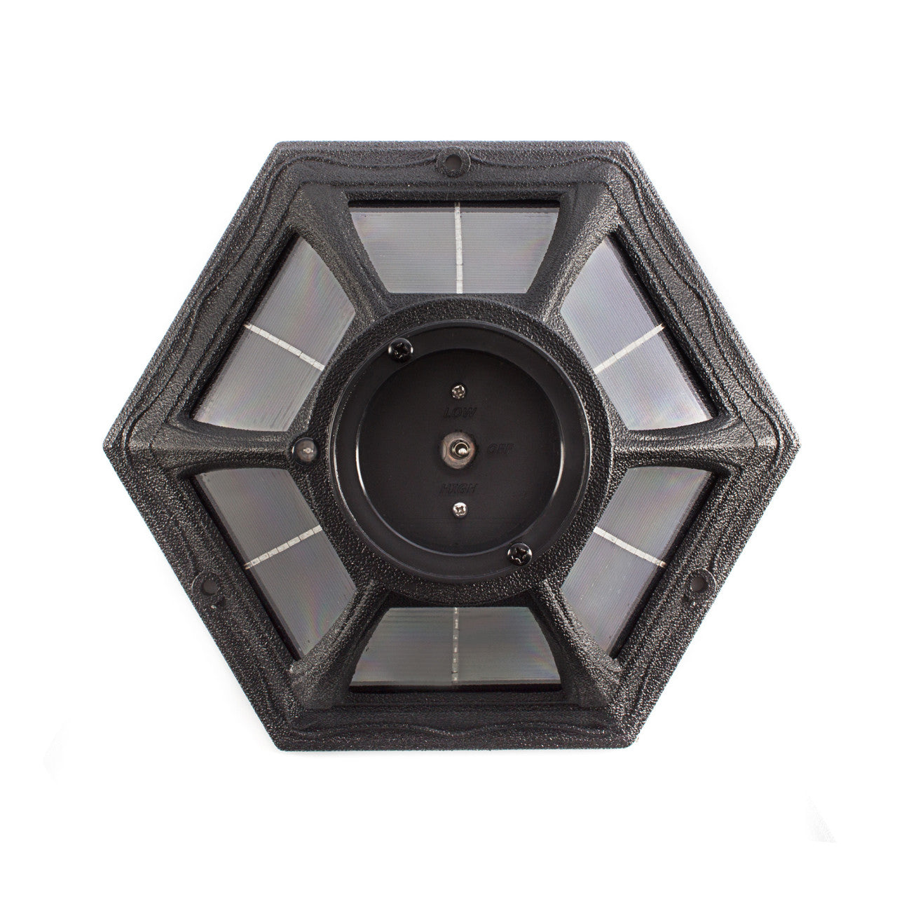 Solar LED Polaris Wall Light - 130 Lumens - 2700K - Black Finish - Gama Sonic