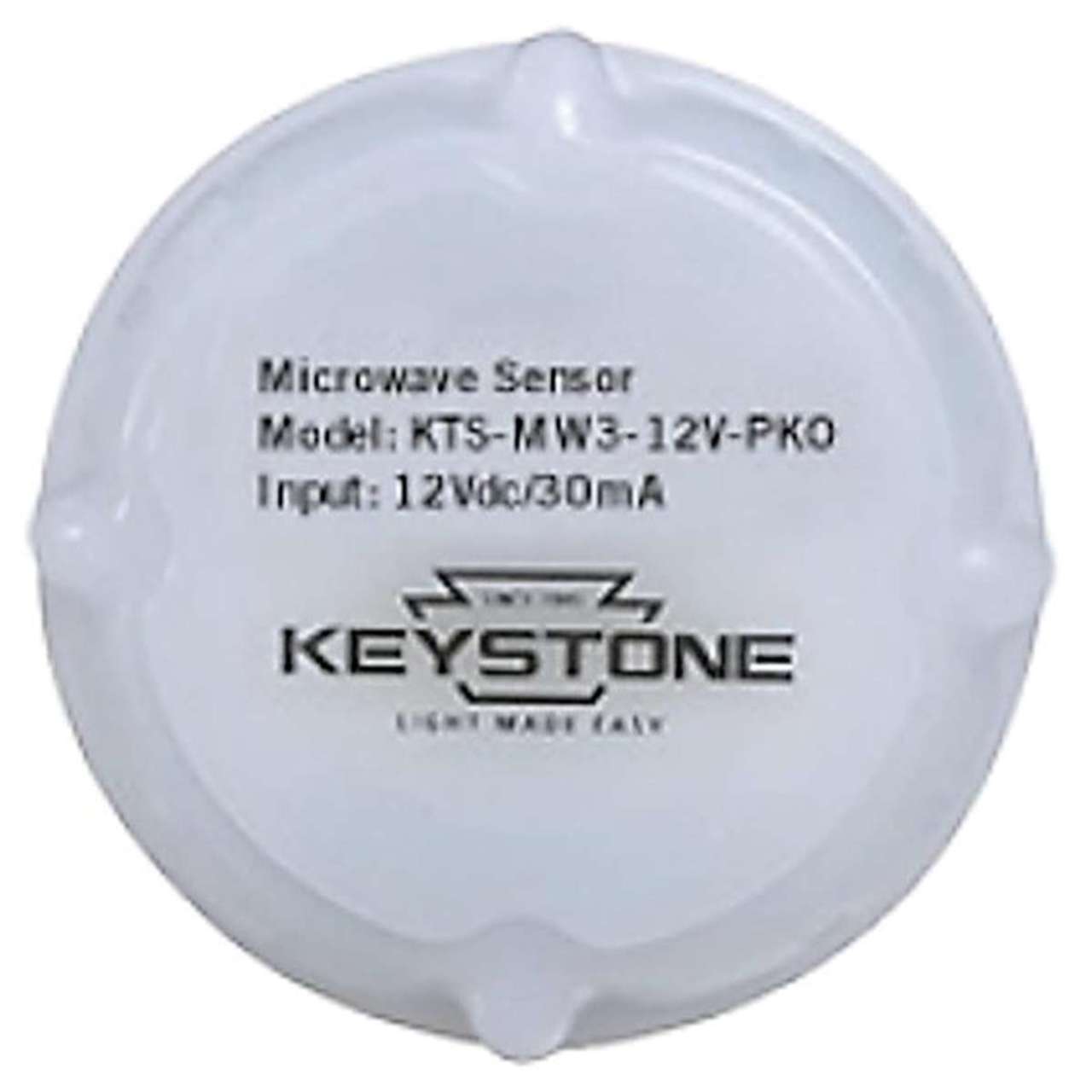 LED Microwave Occupancy/Daylight Sensor - Factory Preset 1 Minute Hold Time - Daylight Threshold Disabled - Keystone